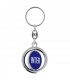 Portachiavi in Metallo SMALTATO CON Logo girevole F.C. Inter