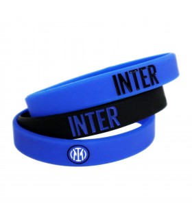 Kit 3 Braccialetti in Silicone F.C. Inter