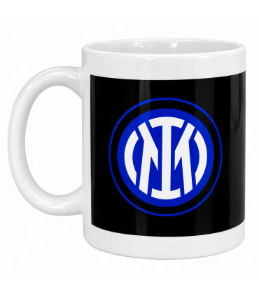 tazza mug in Ceramica CON STAMPA NERA F.c. Inter Confezionata in scatola da regalo