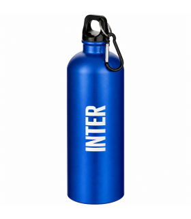 BORRACCIA IN ALLUMINIO CON FINITURA OPACA E MOSCHETTONE F.C. INTER CAPACITA' 750ML