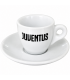 TAZZA DA CAFFE' IN CERAMICA CON PIATTINO F.C. JUVENTUS CONFEZIONATA IN SCATOLA DA REGALO