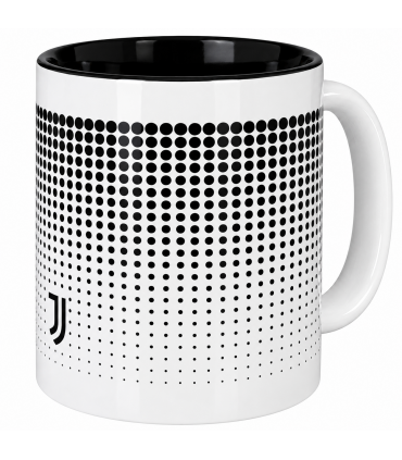 TAZZA mug in Ceramica CON INTERNO NERO F.c. JUVENTUS Confezionata in scatola da regalo