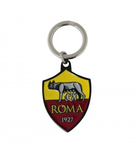 PORTACHIAVI in metallo smaltato A MANO A.S. Roma