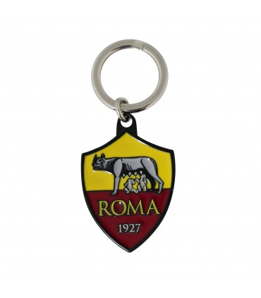 PORTACHIAVI in metallo smaltato A MANO A.S. Roma