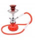 Narghilè ATOMIC Hookah PUMPKIN in Vetro 1 TubO H.25 cm colore ROSSO