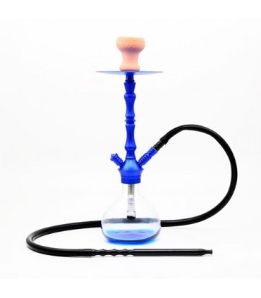 Narghilè Atomic 1Tubo dell'acqua da 50 cm1un tubo flessibile blue Confezionato in scatola da regalo