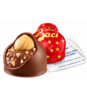 BACI PERUGINA CREMOSO AL LATTE RIPIENO CON NOCCIOLE BUSTA DA 1KG(80PZ.)