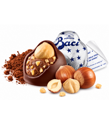 BACI PERUGINA FONDENTE CLASSICO BUSTA DA 1KG (80pz.)