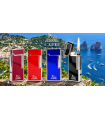 ACCENDINO REGALO LUBINSKI CAPRI N2 LACCA BLU A PIETRINA WD230.2