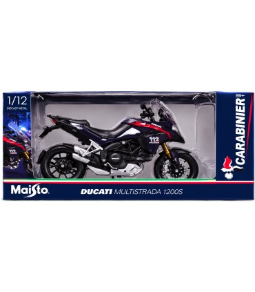 Moto Stradali Maisto Scala 1:12  DUCATI MULTISTRADA 1200S CARABINIERI