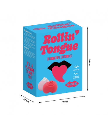 Playsure Rolling Tongue MINI STIMOLATORE CLITORIDEO A FORMA DI CUORE
