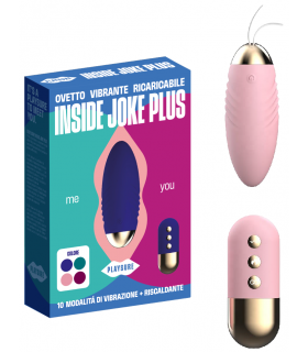 Inside Joke PLUS OVETTO VIBRANTE E RISCALDANTE CON telecomando wireless COLORE ROSA