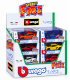 Modellini Auto Burago STREET Fire scala 1:43 Expo da 24 pz. modelli assortiti