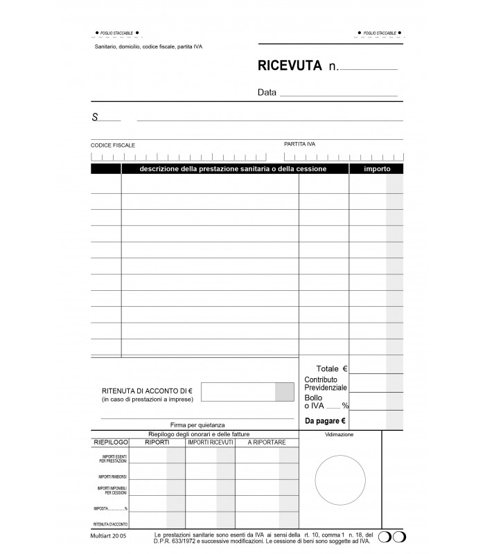 2 Blocchetti Ricevute Autocopianti 10x17 Cm + Penna Touch OMAGGIO - Quick Grafiche - Foto 10