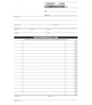 Copia Commissioni A5 2 Copia Mis. 22x14 cm