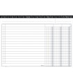 Schede 3 Colonne Mis.210x150 conf. da 100 pz.