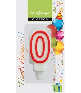 Candela in Blister   n.0  conf. da 6 pz.