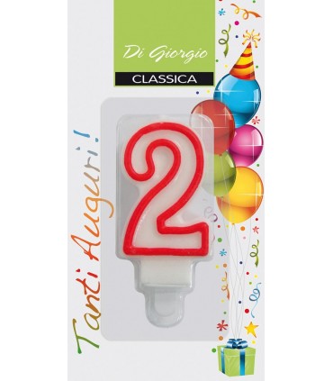 Candela in Blister   n.  2 conf. da 6 pz.