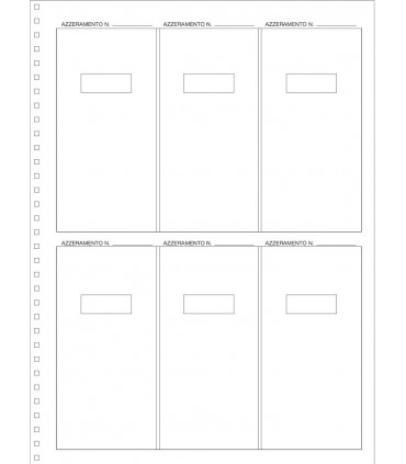 Cartella Azzeramenti di Cassa Mis.30x23