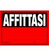 Cartelli Affittasi F.to 23x33 conf. da 20 pz. colori assortiti