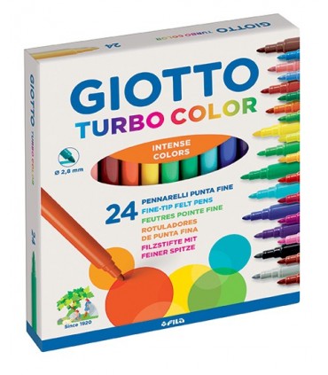 Pennarelli Giotto Turbo color da 24 pz.
