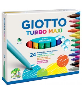 Pennarelli Giotto Turbo maxi da 24 pz.