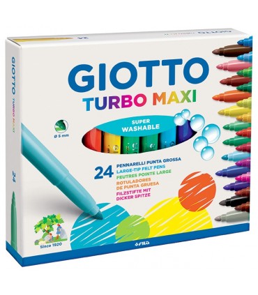 Pennarelli Giotto Turbo maxi da 24 pz.