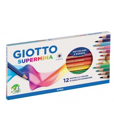 Pastelli Giotto Supermina da 12 pz.