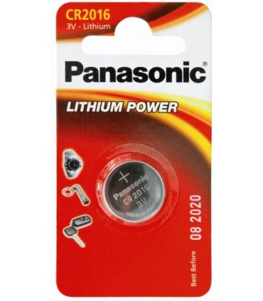 Pila Panasonic a bottone CR2016 conf. da 12 blister da 2 pz.