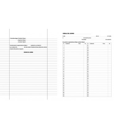 Registro Verbali Assemblee di Condominio