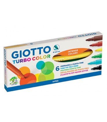 Pennarelli Giotto Turbo maxi da 6 pz.