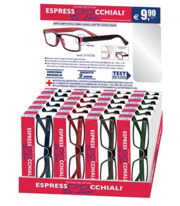 Occhiali Linea Luster Expo da 24 pz. 