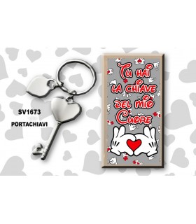 Portachiavi  Cartoon San Valentino