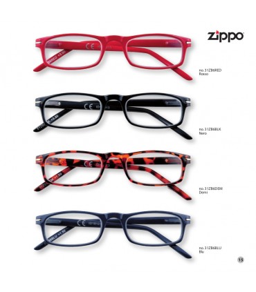 Ricarica Occhiali da Vista Zippo Mod.31Z-B6 da 4 pz. Diottria + 1.00