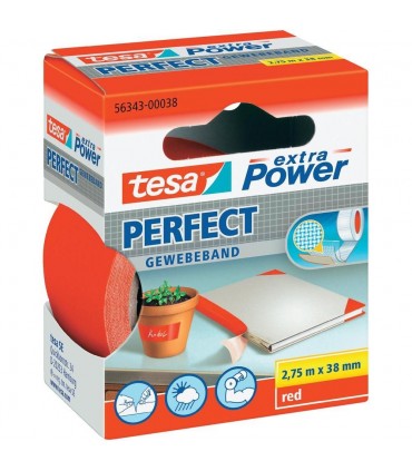 Nastro Telato Tesa 38x2.7mt colore rosso