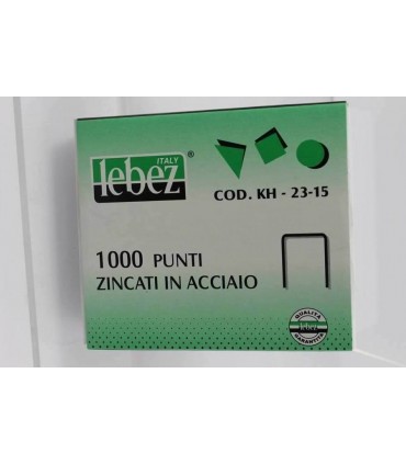 Punti per Cucitrici 23-15 conf. da 10 scatole da 1000 punti