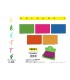 Carta Regalo Kartos Tinta Unita colori Pastello conf. da 100 fogli assortiti in 5 color