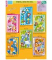 Biglietto Cromo Compleanno Bimbi "5 Anni" con Brillantino conf. da 6 pz. monosoggetto