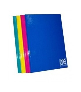 Quaderno cartonato One Color  rig.4M conf. 5 pz. colori assortiti