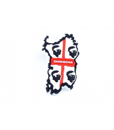 Calamita Sardegna 4 Mori Piccola in Gomma Morbida