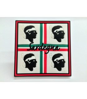 Calamita Sardegna 4 Mori in Gomma