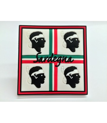 Calamita Sardegna 4 Mori in Gomma