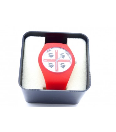 Orologio Sardegna 4 Mori con Cinturino in Gomma Disponibile in 4 colori