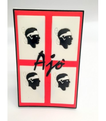 Calamita Sardegna 4 Mori AJO' 4 Mori in gomma Morbida