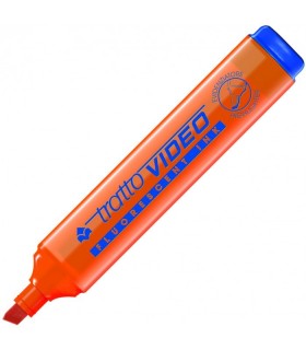 Evidenziatore Tratto Video colore Arancio Florescente  conf. da 12 pz.
