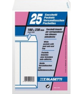 Buste a Sacco Blasetti Mis.16x23 blister da 25 pz.
