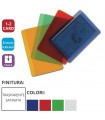 Portacard in PVC Colorato Trasparente Opaco ad 1 Tasca Expo da 72 pz. ass. in 4 colori
