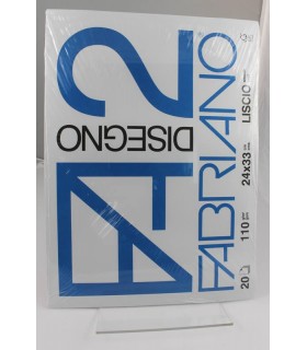 Blocco disegno Fabriano F2 24X33 Liscio