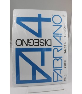 Blocco disegno Fabriano F4 24X33 Liscio