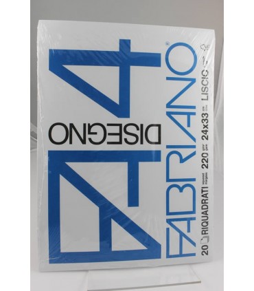 Blocco disegno Fabriano F4 24X33 Riquadrato